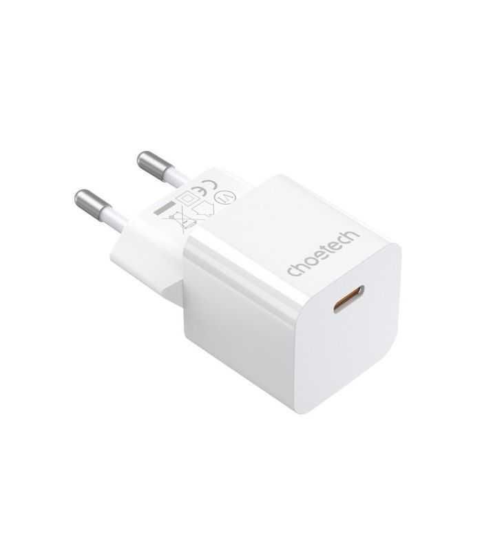 Incarcator Retea Choetech 1x Usb Type C Pd 20w Alb Pd5010 Eu Wh