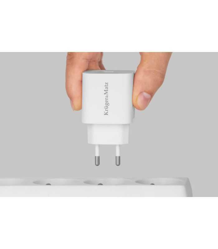 Incarcator Retea Power Delivery 18w 1x Usb Type C Pd Krugermatz Km0850