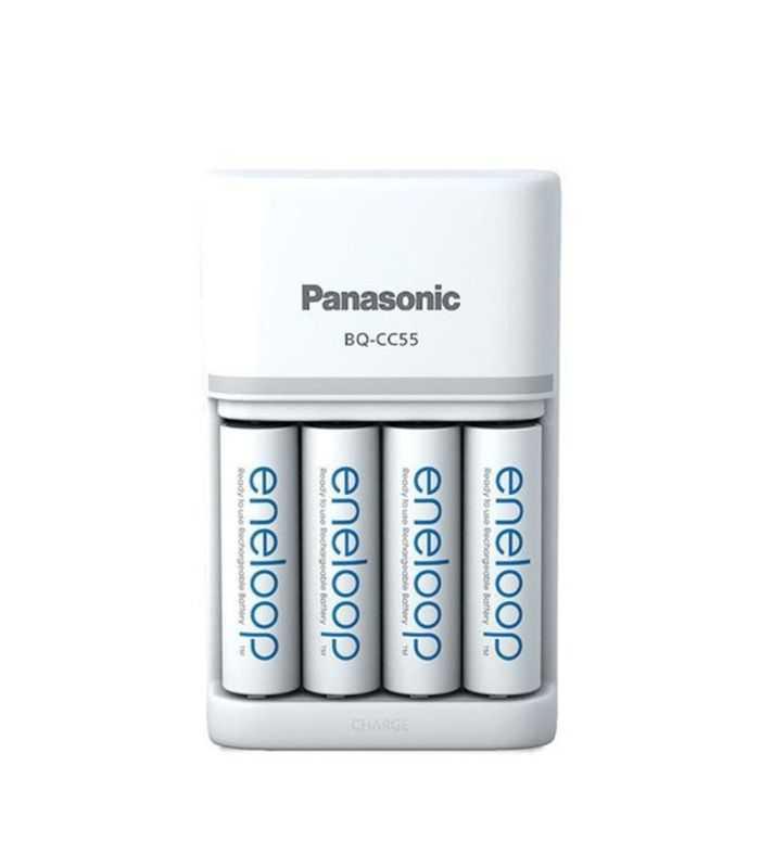 Incarcator Smart Quick Eneloop Panasonic Include 4x Aa R6 2000ma K Kj55mcd40e