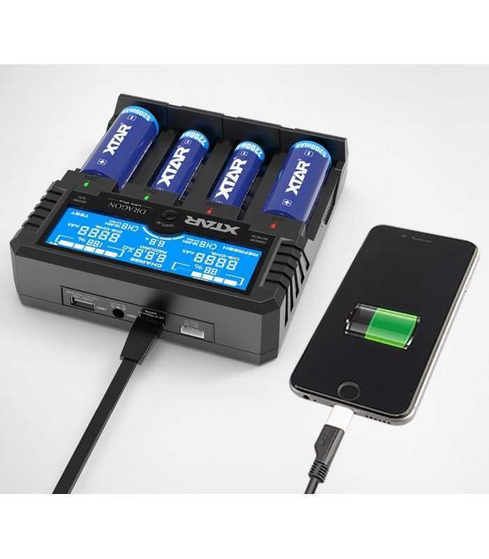 incarcator universal 4x li ion ni mh lcd vp4 plus xtar 1
