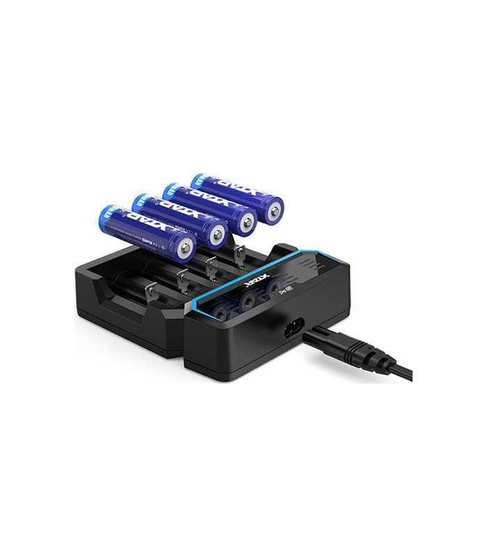 incarcator universal acumulatori x4 lcd 230v xtar x40bbj13683 3