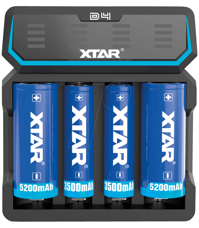 incarcator universal acumulatori x4 lcd 230v xtar x40bbj13683 4