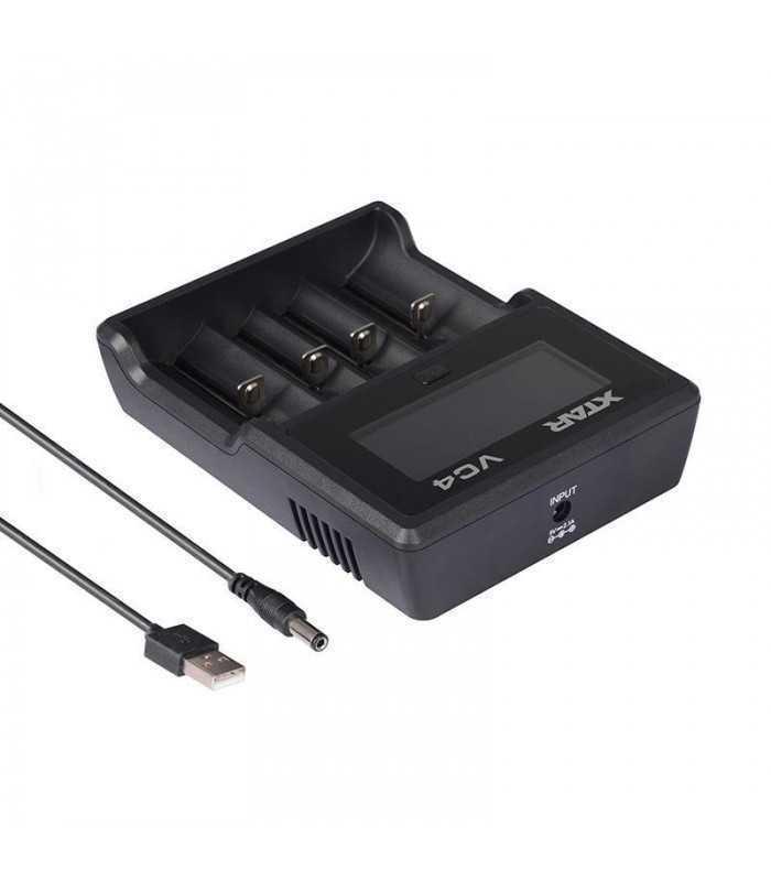 incarcator universal li ion ni mh ni cd 1 4buc xtar vc4 4