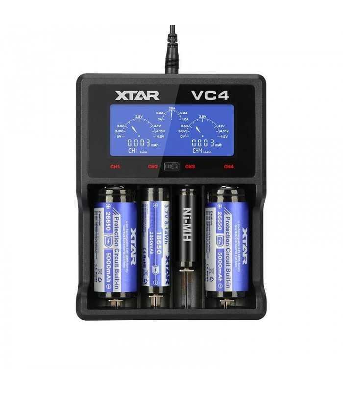 Incarcator universal LI-ION NI-MH NI-CD 1-4buc XTAR-VC4