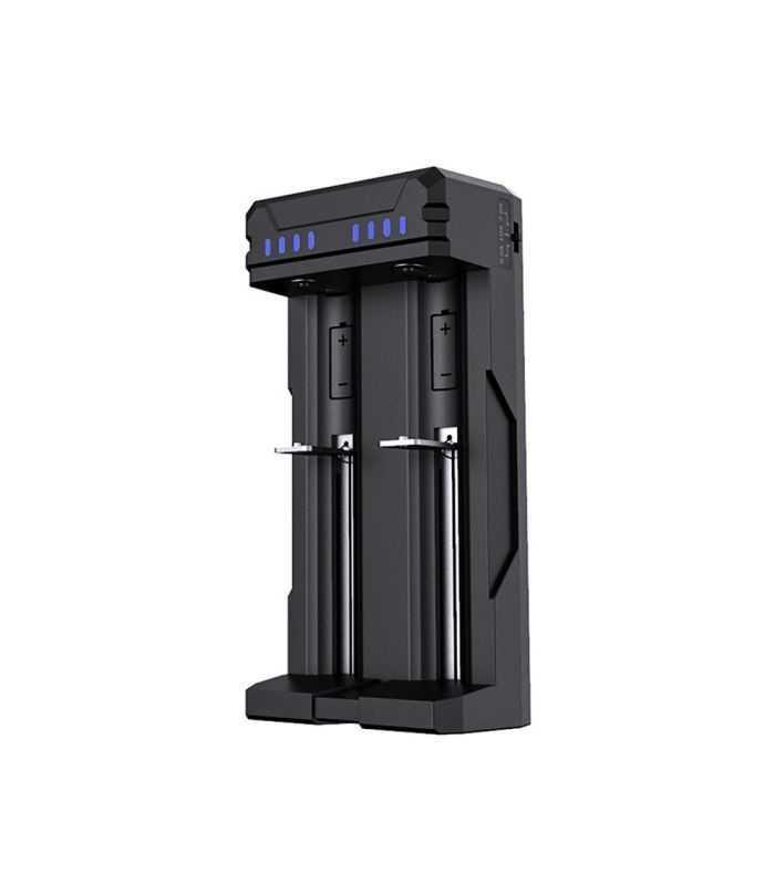 Incarcator universal XTAR FC2 TYPE-C KT Ni-MH Li-ion ultra compact 18650 18700 20700 21700 22650 25500 26650 si AAAA AAA AA SC C