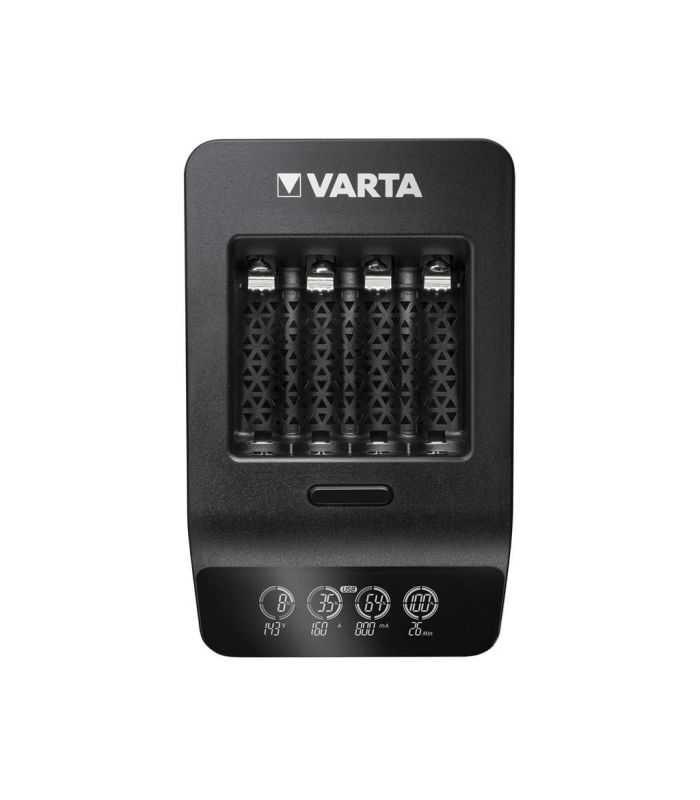 Incarcator Varta Lcd Smart Charger 57684 Nimh Aaa Aa 4 Acumulatori Aa 2100 Mah