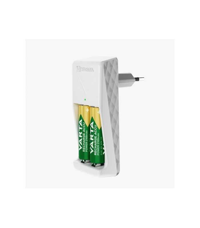 Incarcator Varta Mini Charger 57656 2x Aa Aaa Nimh 2 Acumulatori Aa 2100mah
