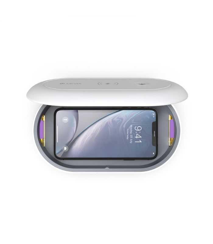 Incarcator Wireless 10W Devia + Sterilizare/Dezinfectie UV telefon