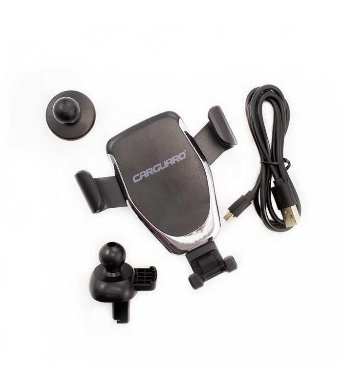 Incarcator wireless grilaj auto 10W pentru telefon mobil CARGUARD