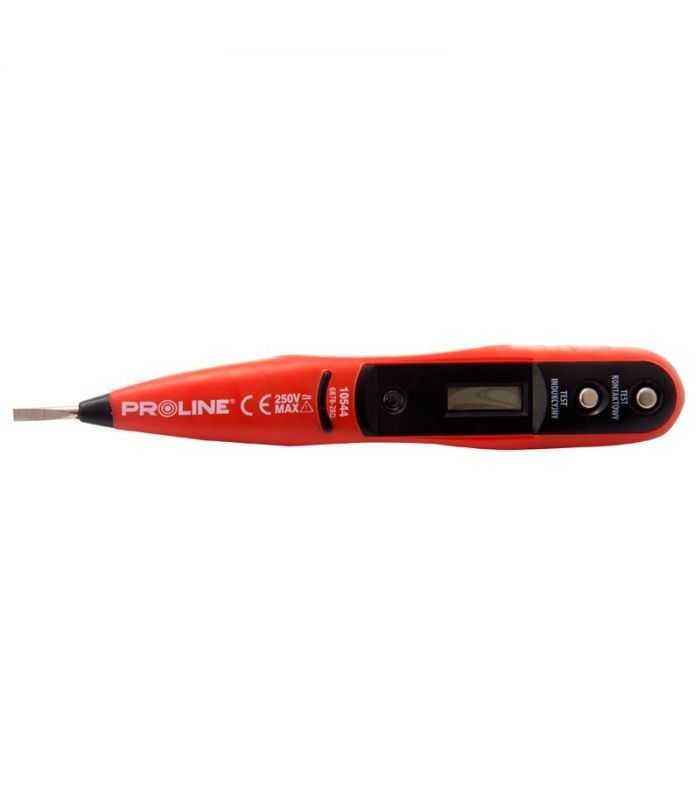 Indicator Tester De Tensiune Cu Ecran Lcd 12 36 55 110 220v 160mm Proline 10544