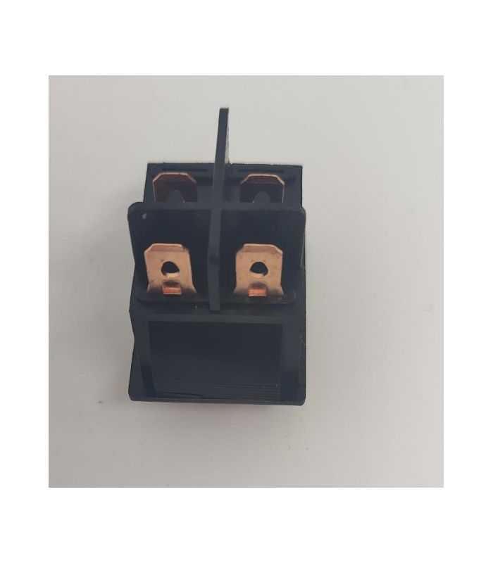 Intrerupator 4 Poli 250v 30a On Off 1 Buton Rosu Cu Retinere 25x35 Mm