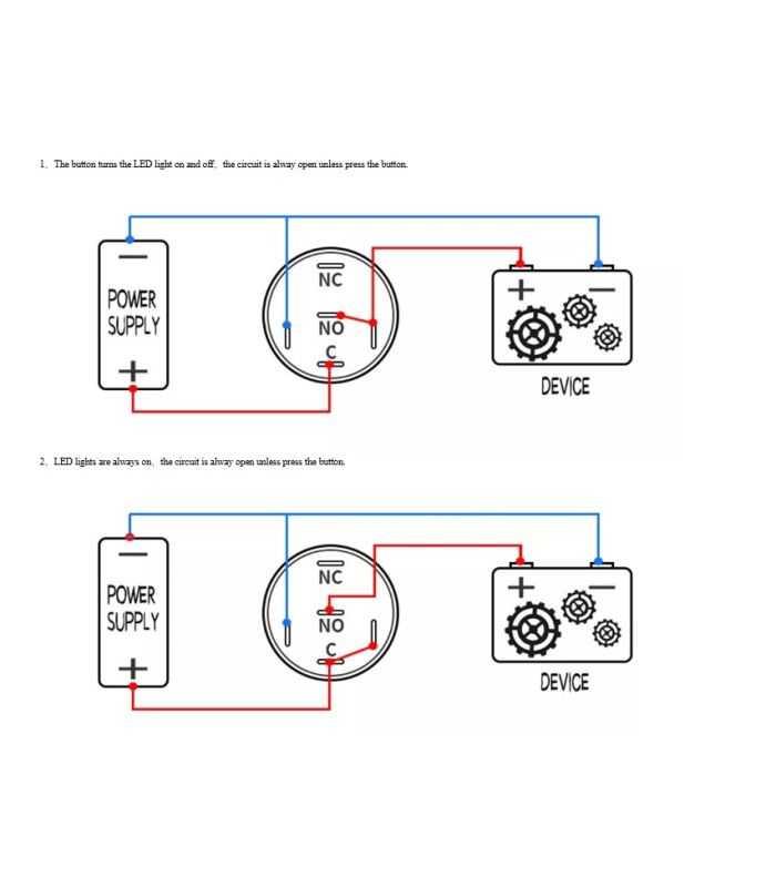 Intrerupator Buton Sw 3 On Off Cu Retinere Metal 19mm 12 24v Led Albastru