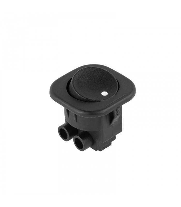 Intrerupator ON-OFF RS101 negru 3A 230V cu retinere