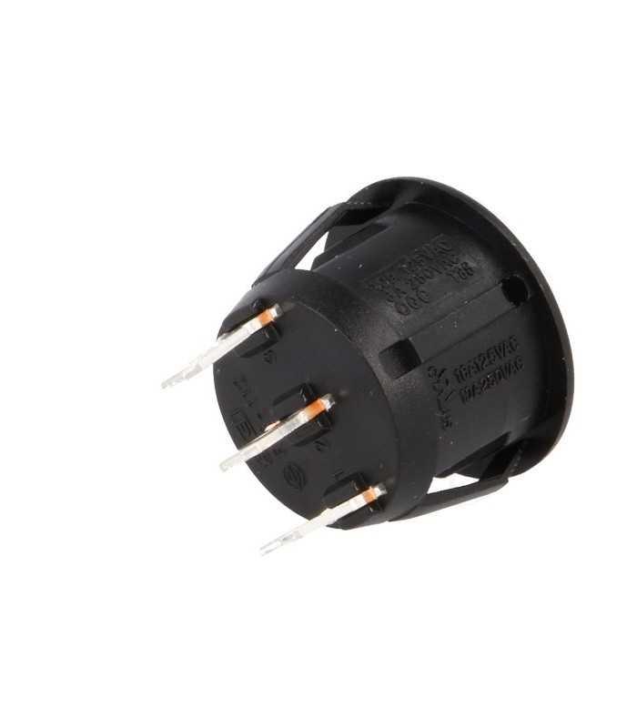 intrerupator rocker sp3t on off on 10a 250vac pozitii 3 cu retinere 50mohm sci r13 112d bb 7d 5