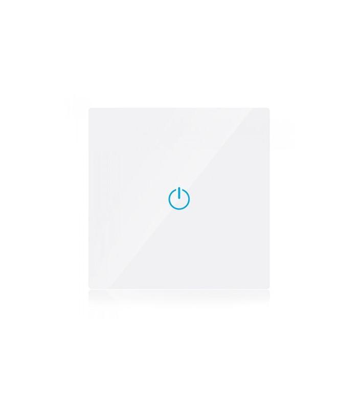 Intrerupator Smart SIMPLU din sticla cu Touch alb V-TAC