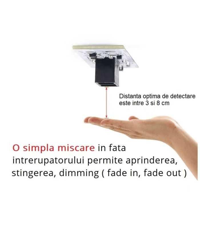 Intrerupator Variator Touch Less Fara Atingere 5v 24v 5a