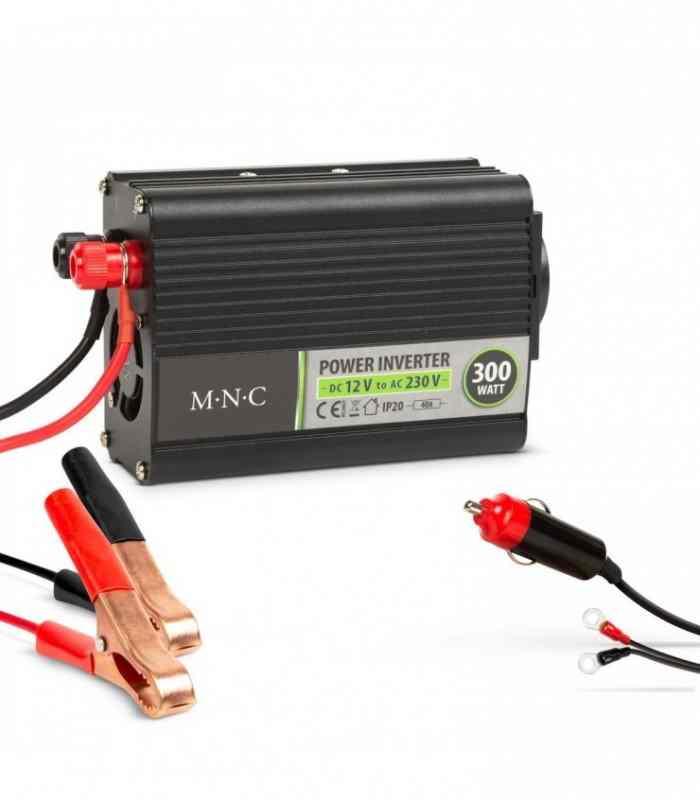 Invertor de tensiune auto 12V/230V 300W M`N`C