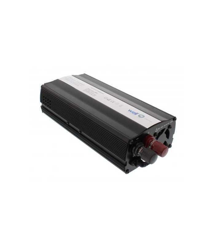 Invertor de tensiune cu USB 12V la 220V 600W Well