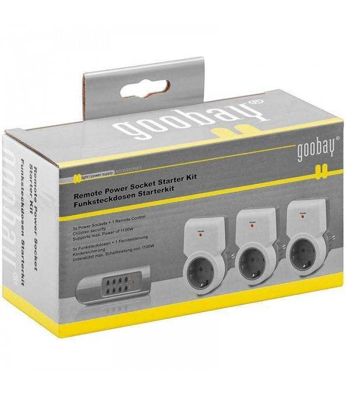 kit 3 prize cu telecomanda goobay 2