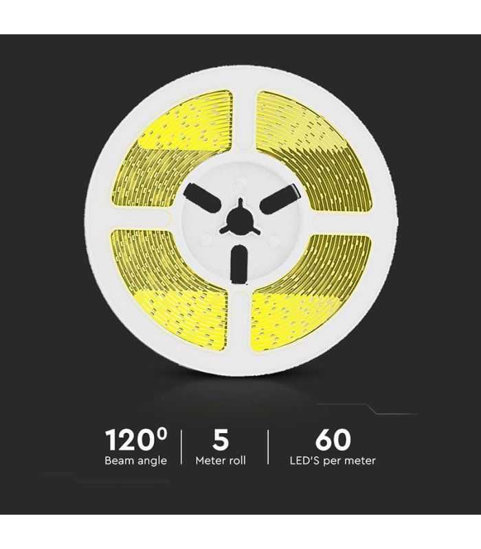 Kit Banda Led 3000k Incarcare Solara Ip67 V Tac Sku 23044