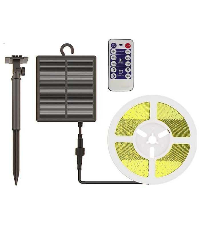 Kit banda LED 3000K incarcare solara IP67 V-tac SKU-23044