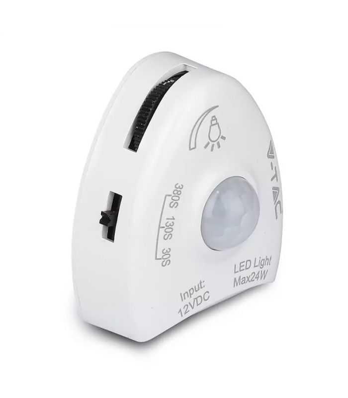 kit banda led cu senzor de miscare pentru iluminat pat 4500k 260lm double 2m ip20 v tac 8