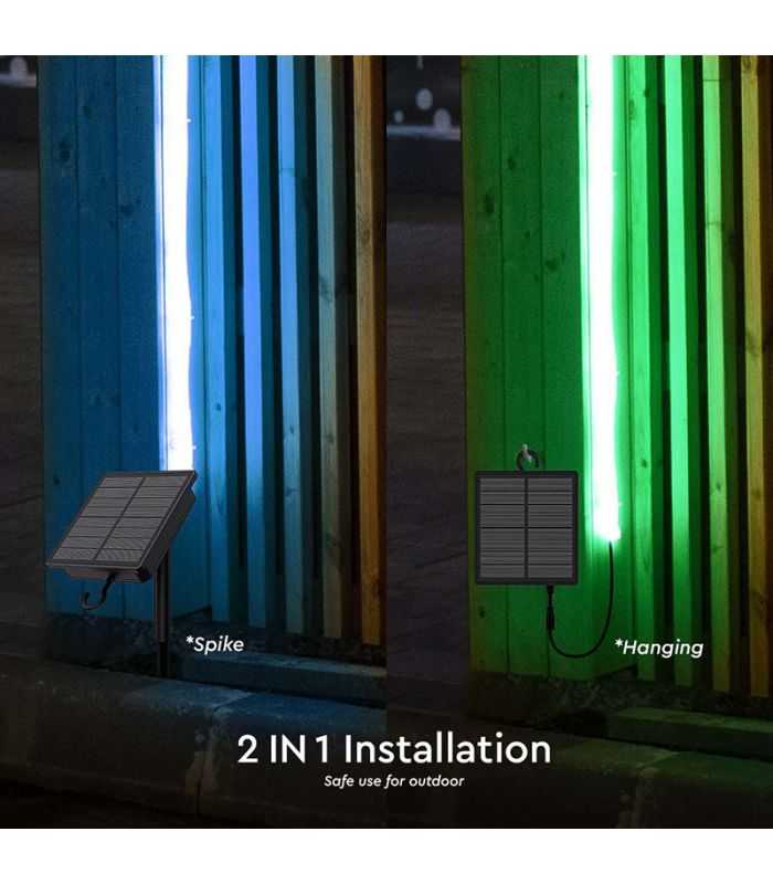 Kit Banda Led Rgb Incarcare Solara Ip67 V Tac Sku 23046