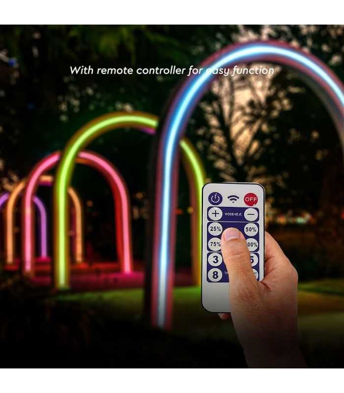 Kit Banda Led Rgb Incarcare Solara Ip67 V Tac Sku 23046