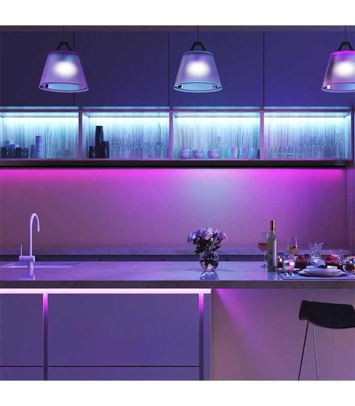 Kit Banda Led Smart Smd5050 54led M 4w M 230lm M Rgbwwdwcw 12v Ip65 5m V Tac