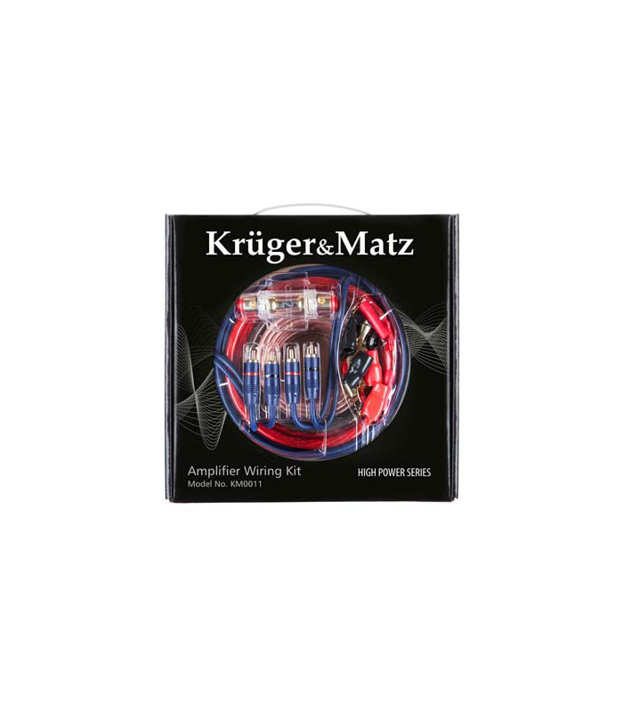 Kit cabluri montaj auto suport siguranta 60A Kruger&Matz