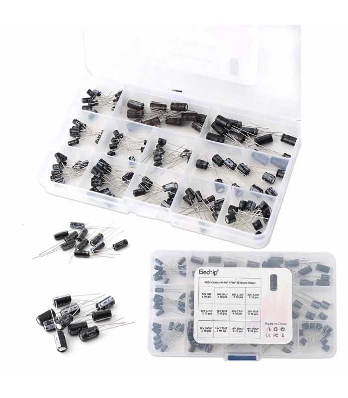 Kit Condensatori Electrolitici 120 Piese