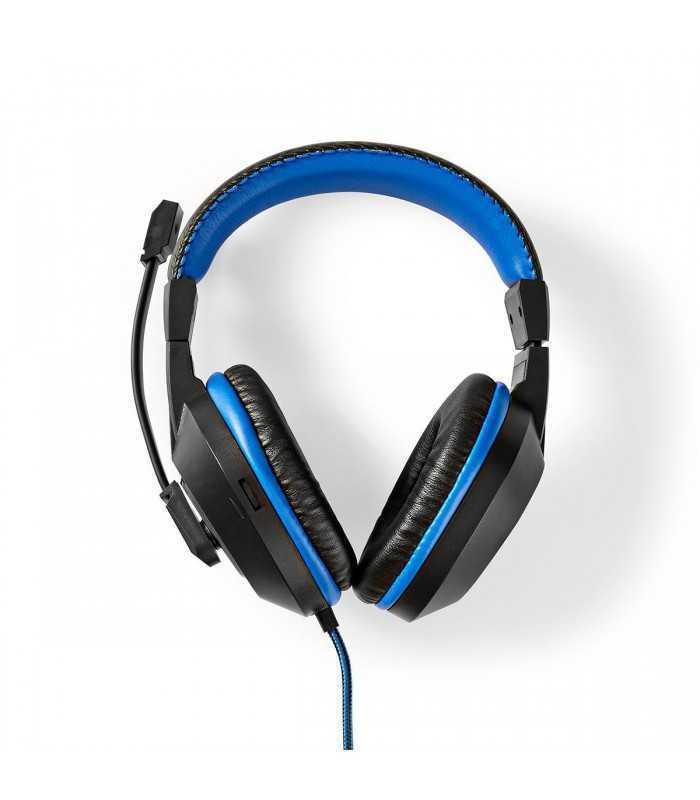 kit gaming cu fir 4 in 1 tastatura casti mouse mousepad nedis 2