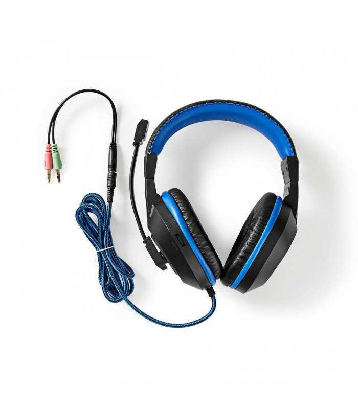 kit gaming cu fir 4 in 1 tastatura casti mouse mousepad nedis 3