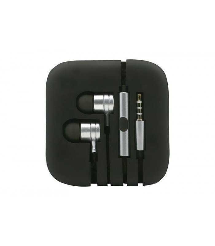 Kit Handsfree Metal Jack 3.5 Argintiu