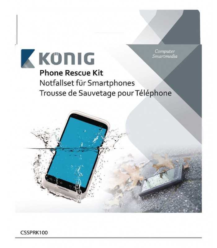 Kit multifunctional pentru eliminarea apei din aparatele electronice Konig
