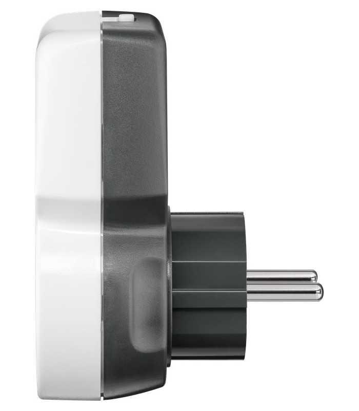 kit priza cu telecomanda 30m 5a 1100w goobay 2