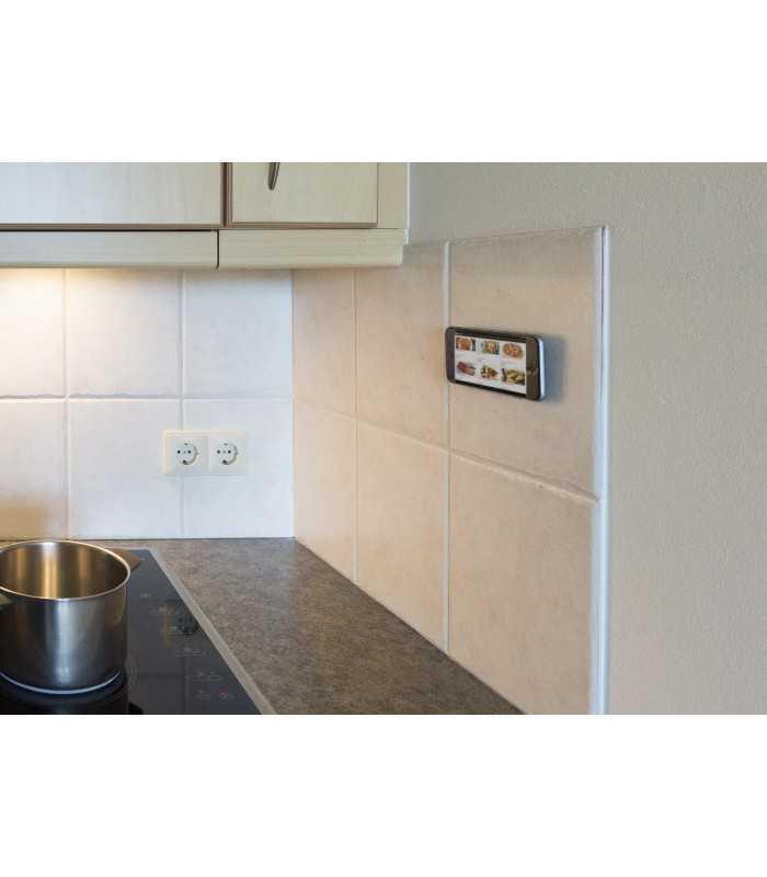 kit suport negru montare telefon universal konig 7