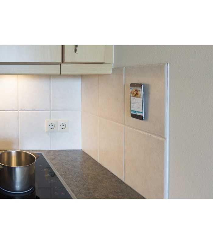 kit suport negru montare telefon universal konig 8