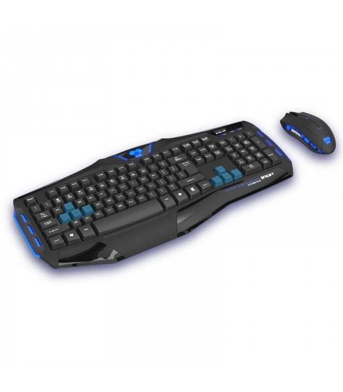 kit tastatura si mouse e blue cobra reinforcement iron 1