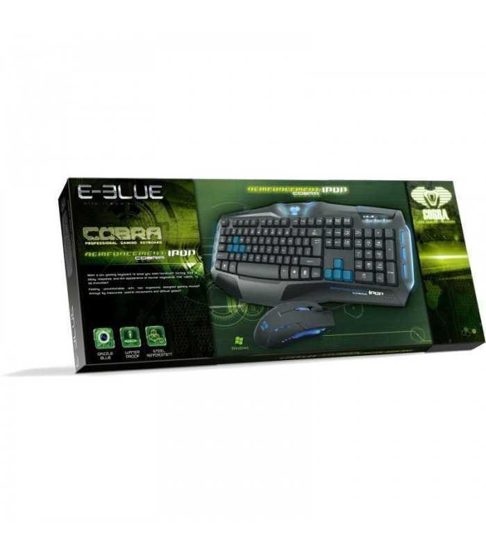 kit tastatura si mouse e blue cobra reinforcement iron 3