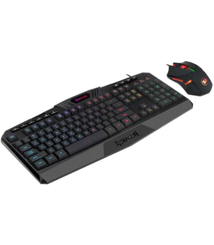 kit tastatura si mouse redragon s101 negru 4