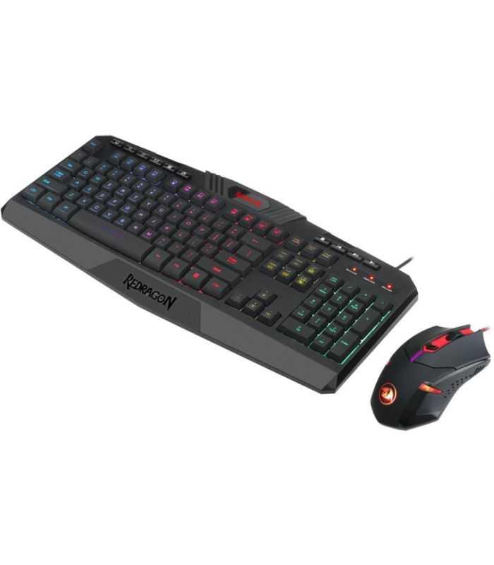 kit tastatura si mouse redragon s101 negru 5