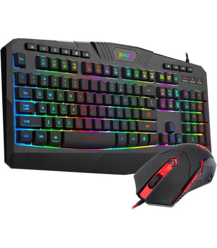 Kit tastatura si mouse Redragon S101 negru