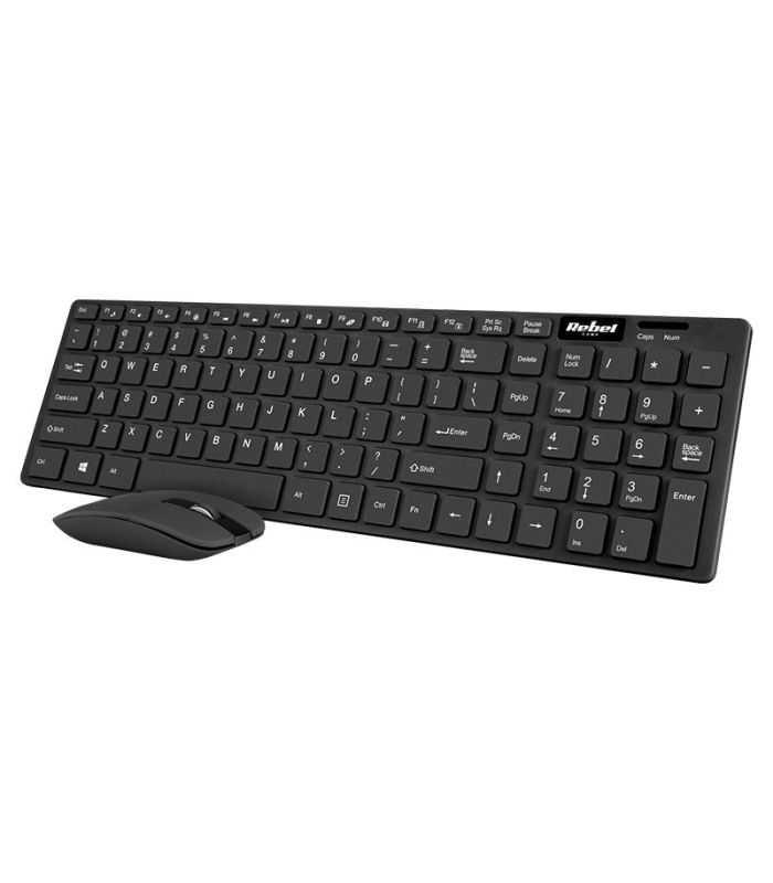 Kit Tastatura Si Mouse Wireless Ws300 Rebel Kom1002