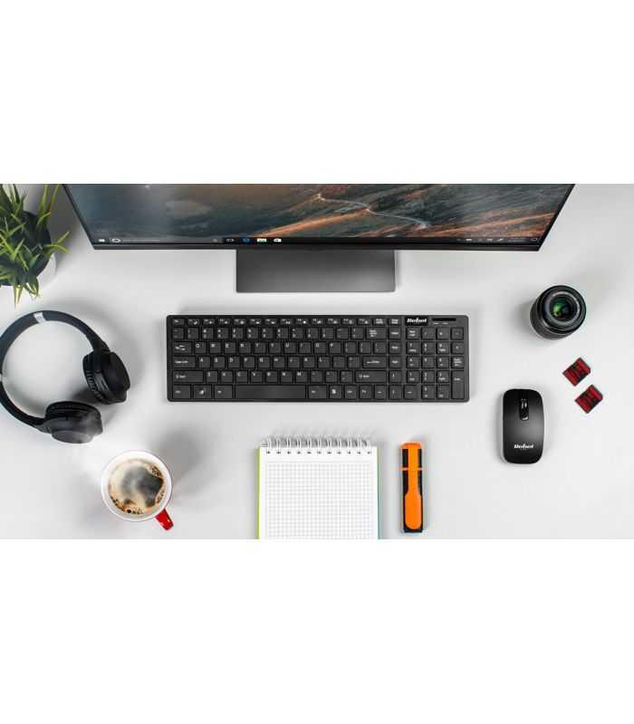 Kit Tastatura Si Mouse Wireless Ws300 Rebel Kom1002