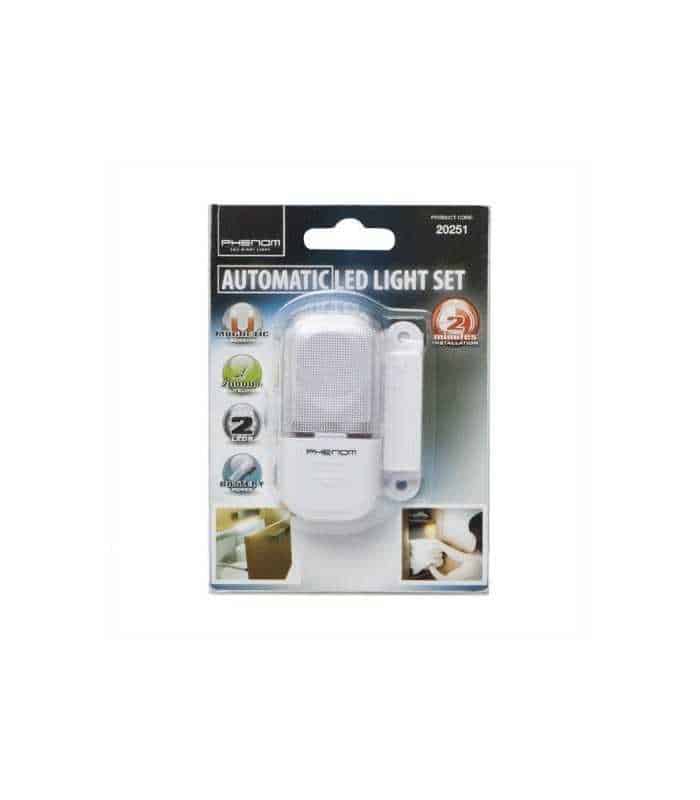 lampa 2 leduri cu senzor magnetic phenom 1