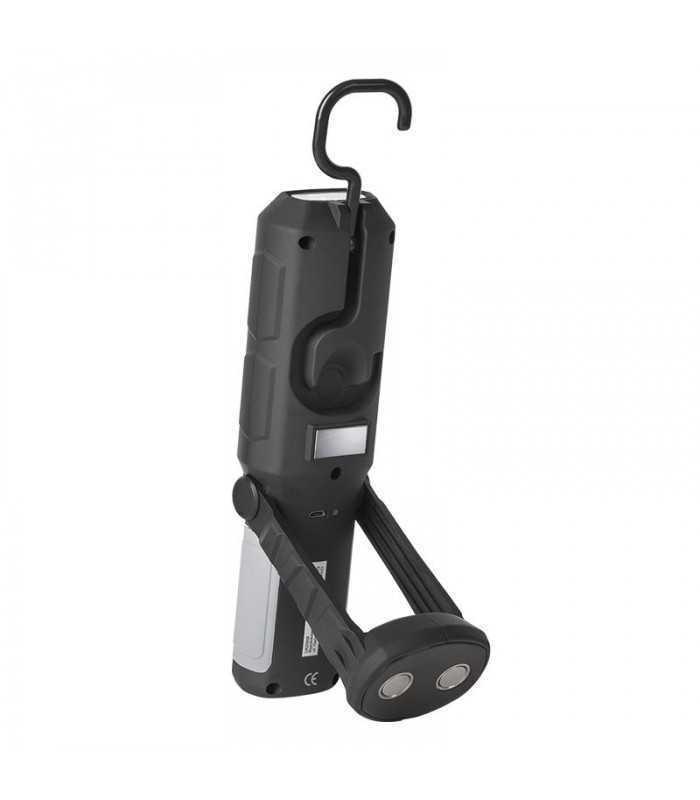 lampa atelier led 250lm cob smd acumulator alimentare retea sau la 12v auto vipow 3