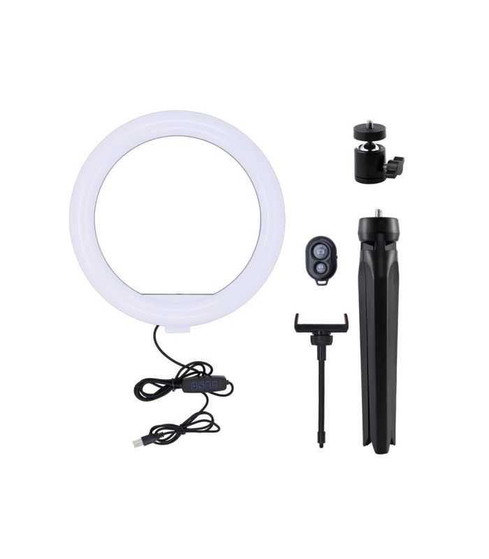 Lampa Circulara Well 10 Cu Trepied Masa Telecomanda