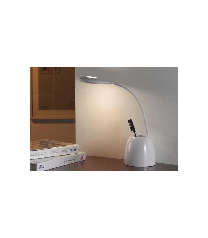 lampa de birou led well cu suport de pixuri 3