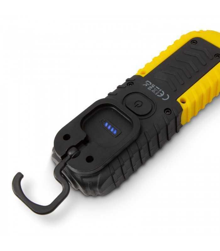 lampa de lucru cob led 2in1 cu acumulator 5w 3w 350 120lm 35 ore phenom 3